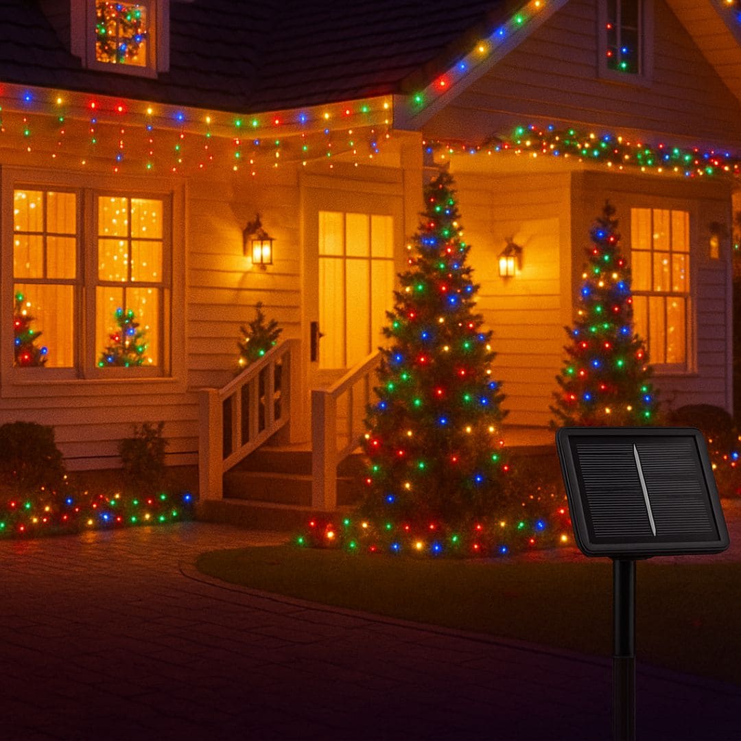 LUCES NAVIDEÑAS SOLARES- 🎅