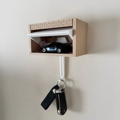 PORTALLAVES ESTILO GARAGE PARA PARED- ESTILO UNICO.